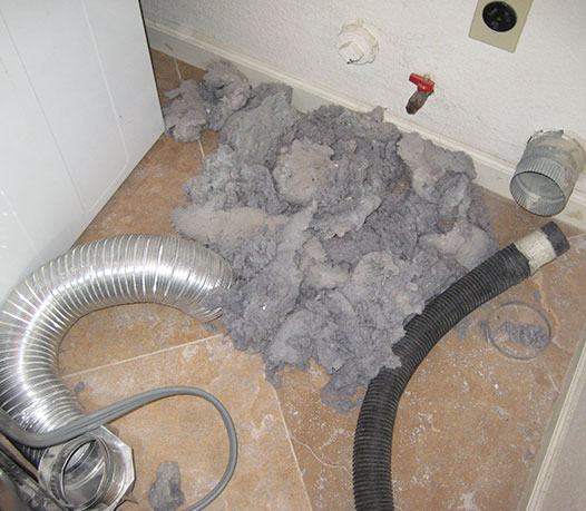 clean home dryer vents